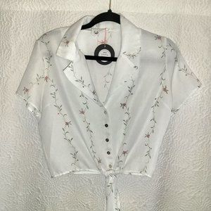 Sadie & Love Front Tie Top